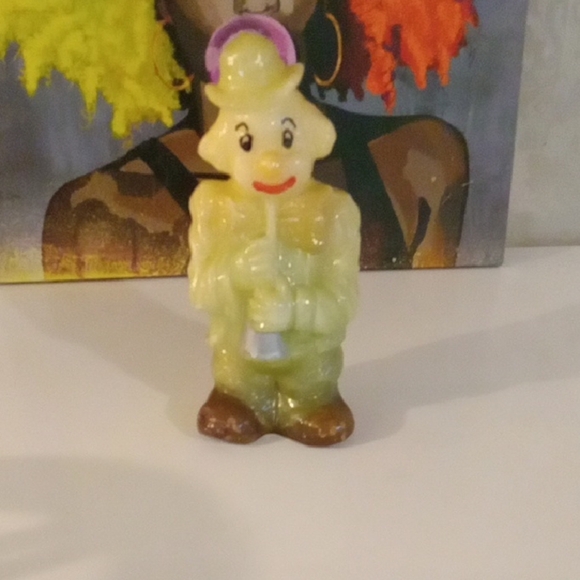 Vintage Multicolor Clown Wax Candle - Picture 2 of 5